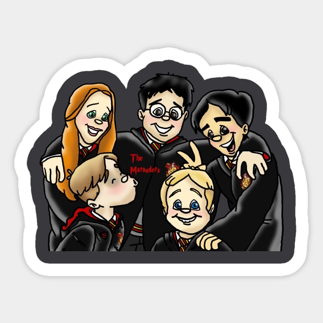 The Marauders Sticker by tooner96